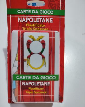 Carte da gioco napoletane plastificate 