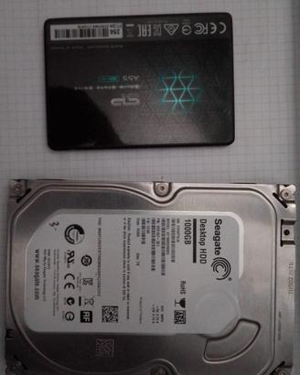 Combo: Silicon Power 256GB + Seagate 1TB (99%)