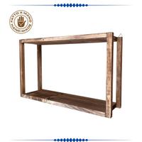 MENSOLA DA PARETE A DUE RIPIANI IN LEGNO