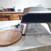 forno vevor con pietra ruotante