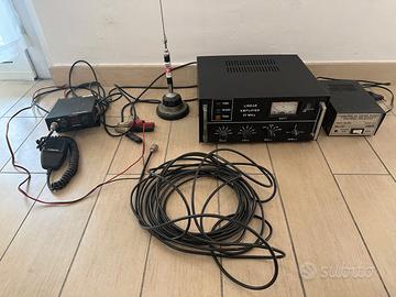 CB vintage Lafayette + lineare Cresta 150 + antenn