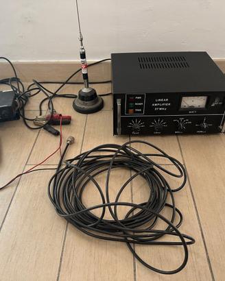 CB vintage Lafayette + lineare Cresta 150 + antenn