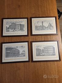 Quadri veduta Roma 28x38