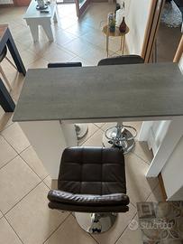 Penisola Cucina Versatile + 3 Sgabelli