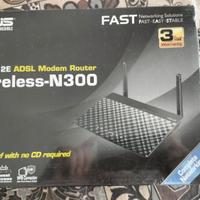 Modem Wireless Asus N300 Mod. DSL-N12E mai aperto