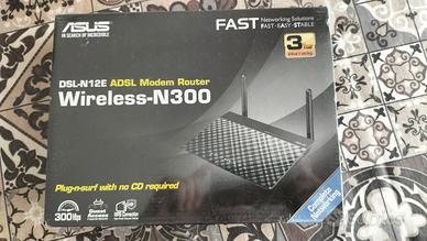 Modem Wireless Asus N300 Mod. DSL-N12E mai aperto