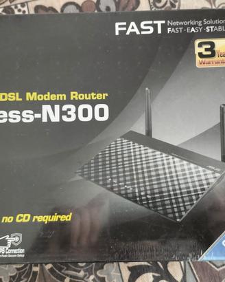 Modem Wireless Asus N300 Mod. DSL-N12E mai aperto