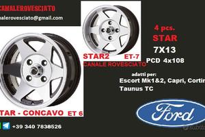 Cerchi star 7x13 4x108 ford peugeot citroen saab