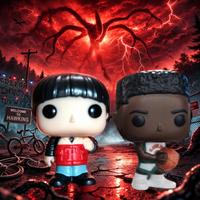 Stranger Things Will + Lucas Funko Pop