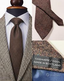 Cravatta in Cashmere e Lana - Scotland