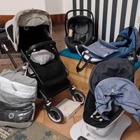 Trio bugaboo + base isofix + sdraietta 4moms