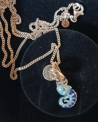2. Set Collana con Charm Camaleonte Cangiante
