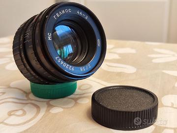 Helios 44-3 58mm f2 MC, obiettivo ZENIT URSS, M42