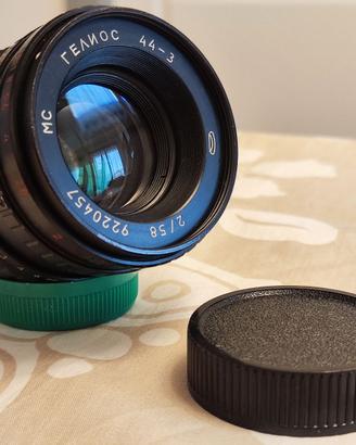 Helios 44-3 58mm f2 MC, obiettivo ZENIT URSS, M42
