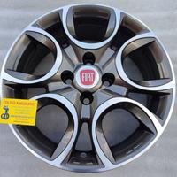 4 Cerchi In Lega NUOVI Da 15 Fiat Panda 500 Ecc
