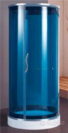 Box doccia rotondo in cristallo. Nuovo.