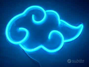 NEON LED NUVOLA AZZURRA