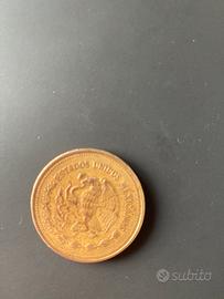 Moneta da 1000 pesos messicani 1989