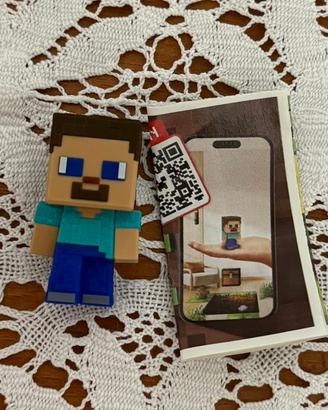 Minecraft steve kinder joy carta piu foglietto