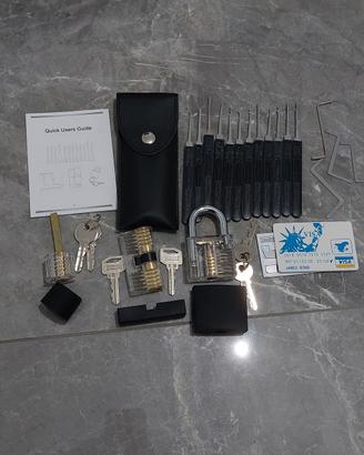 Set grimaldelli professionali + lucchetti pratica 