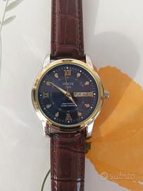 Orologio Deblve Uomo Quarzo Pelle Nuovo Scatola