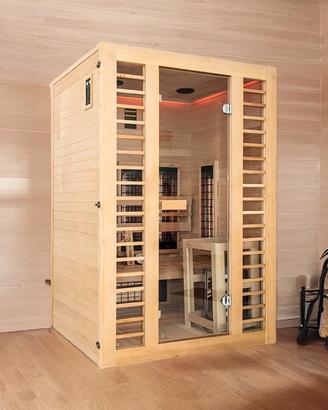 Sauna Combinata Infrarossi e Finlandese 2 Posti