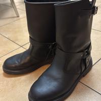 Stivaletti neri con fibbia DOU DOU n.36