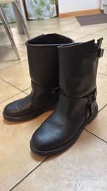 Stivaletti neri con fibbia DOU DOU n.36