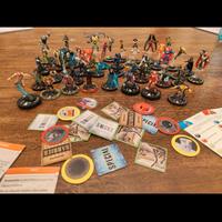 Marvel & DC Heroclix set completo 43 statuine