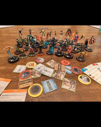 Marvel & DC Heroclix set completo 43 statuine