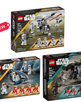 LEGO Star Wars 75345 75359 75412 Battle Pack