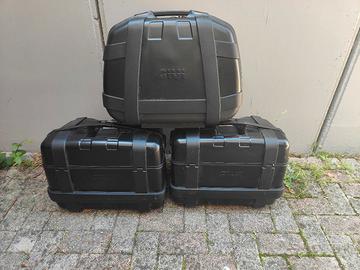 Trio bauletti GIVI Trekker 46BB e 52BB