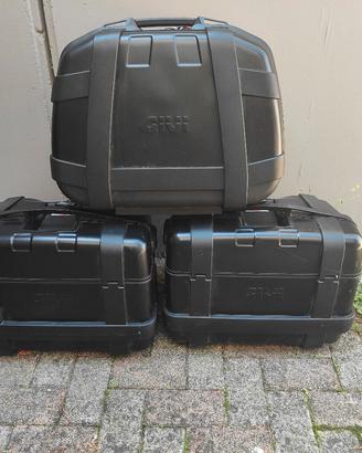 Trio bauletti GIVI Trekker 46BB e 52BB