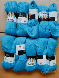 gomitoli lana azzurra 1kg