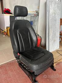 Coppia Sedili Anteriori Pelle Nera Audi Q5 (2015)