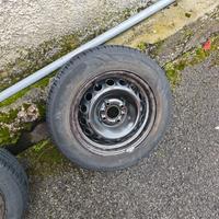 CERCHI FERRO E GOMME SEMI NUOVE PANDA