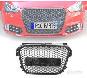 GRIGLIA PER AUDI A1 12-15 LOOK RS1 NERO