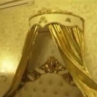 baldacchino barocco rifiniture oro