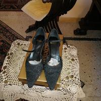 Scarpe eleganti tg. 37 con borsetta