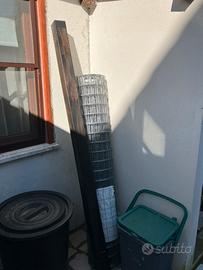 Rete metallica 40m x 1.5m + trave