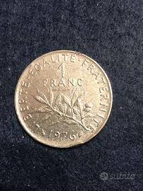 1 e 5 franchi rarissimi senza marchio di zecca
