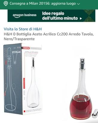 BOTTIGLIA ACETIERA ACRILICA 