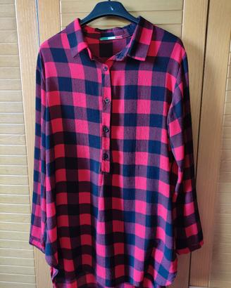Camicia a quadri donna