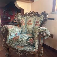 Poltrona stile barocco