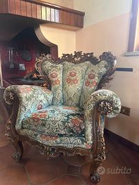 Poltrona stile barocco