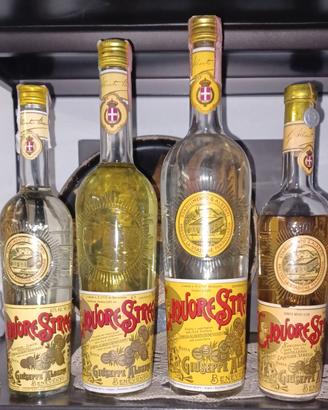 4 BOTTIGLIE DIVERSE LIQUORE STREGA ALBERTI  50/70