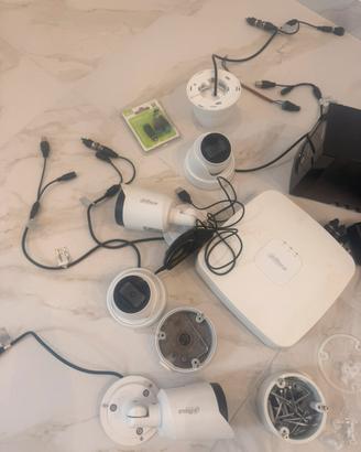 Impianto video sorveglianza Dahua+ antifurto kit