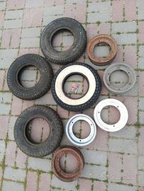 cerchio gomma ruota lambretta ld c d 125 150 pneum