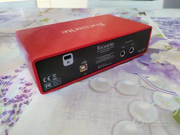 Scheda audio Focusrite scarlett 2i2 2nd gen