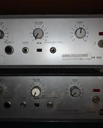 Amplificatori e mixer vintage. RCF, Paso